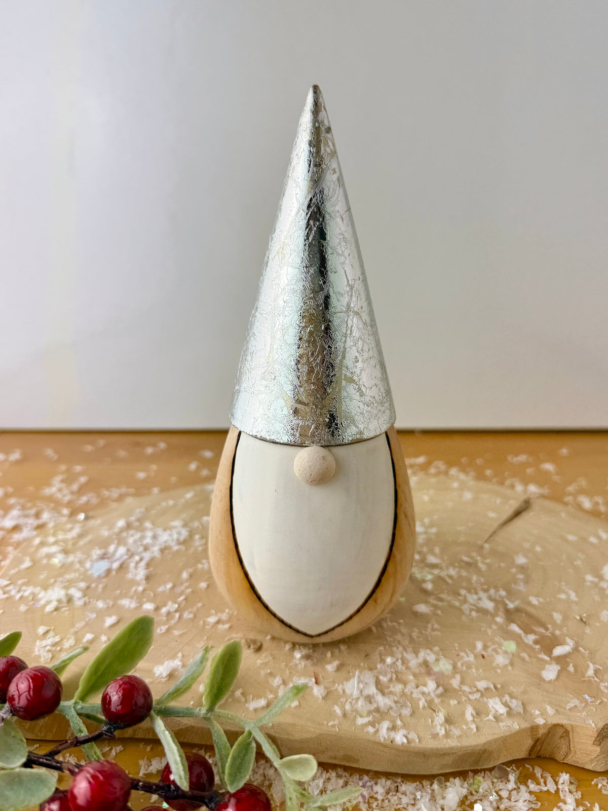 Silver Santa Gonk