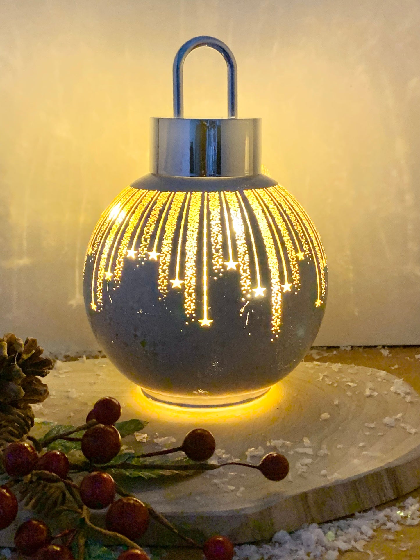 LED Baubles - 3 colours