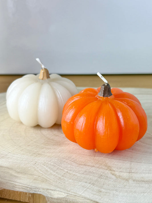 Set of 2 Pumpkin Candles