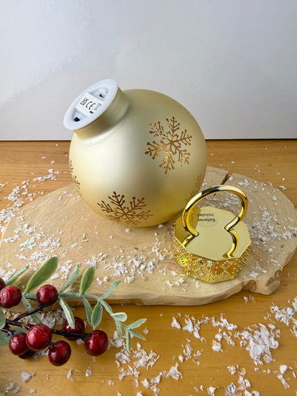 Christmas Light up Bauble - Gold