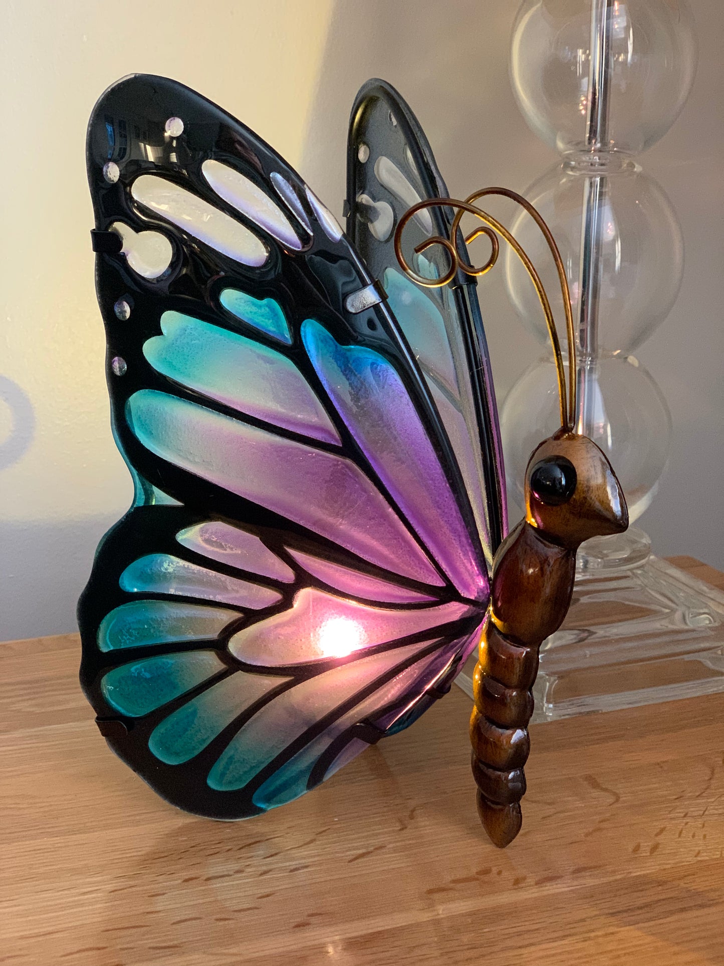 Aroma LED Butterfly Teal & Purple