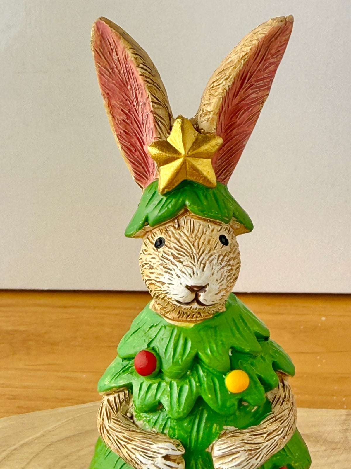 Jasper Rabbit in Christmas Tree Costume