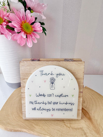 Gracefully Gifted - Wooden Sentiment Plaques - 6 designs