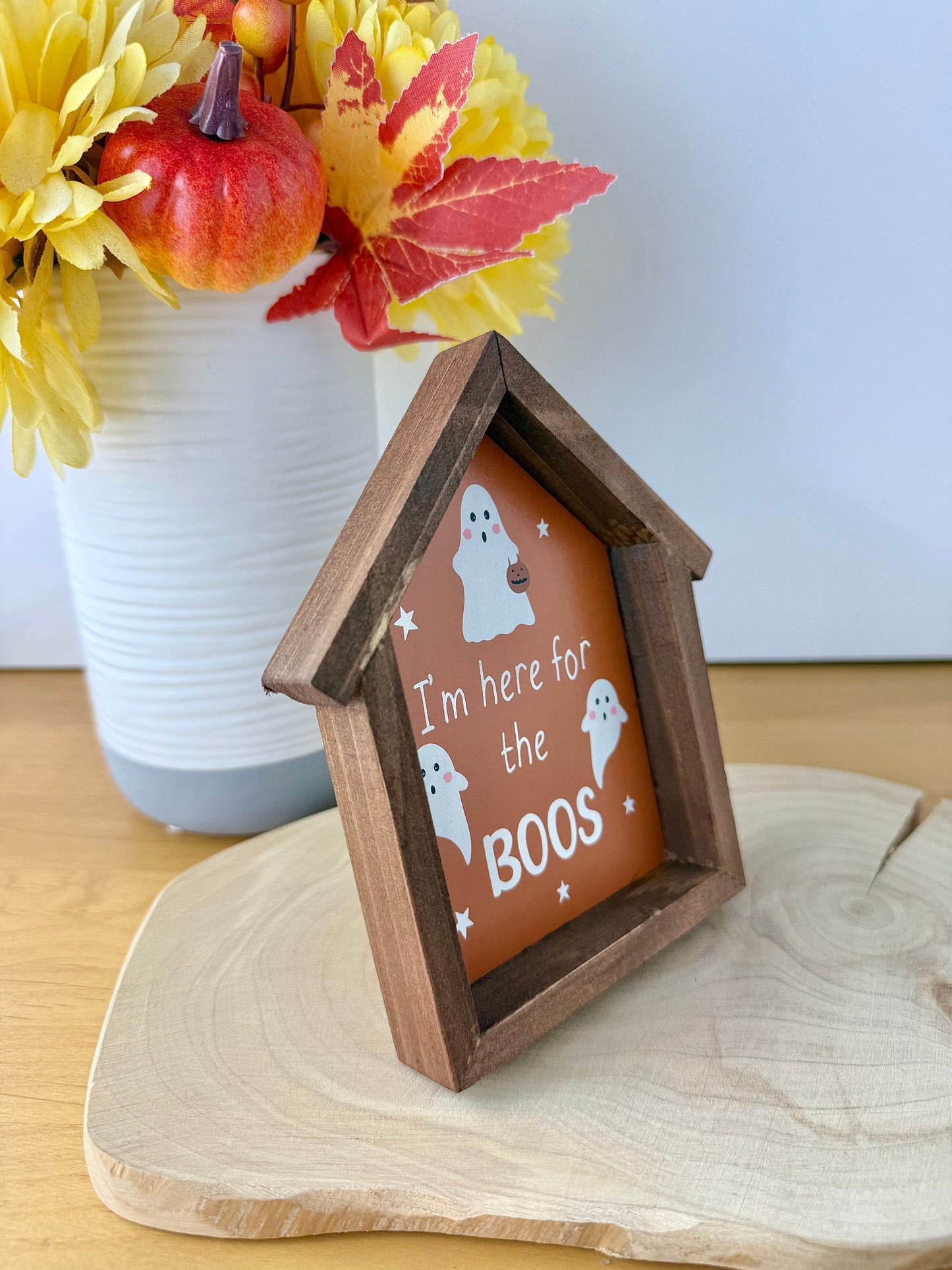 Spooktacular Halloween mini frame - I'm here for the Boos