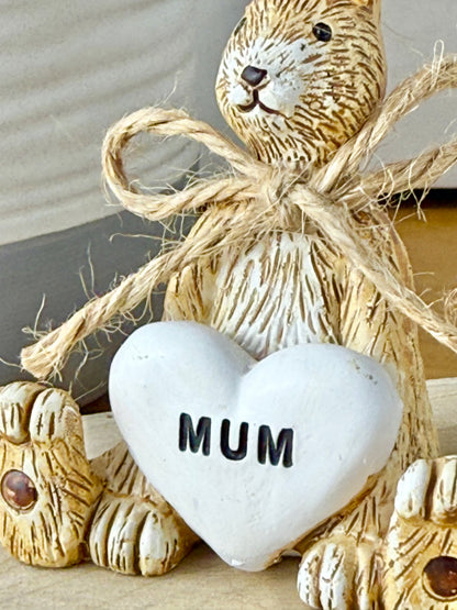 Jasper rabbit loves his mum