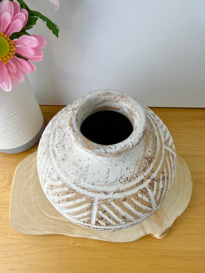 Aztec Round Vase - 2 Sizes