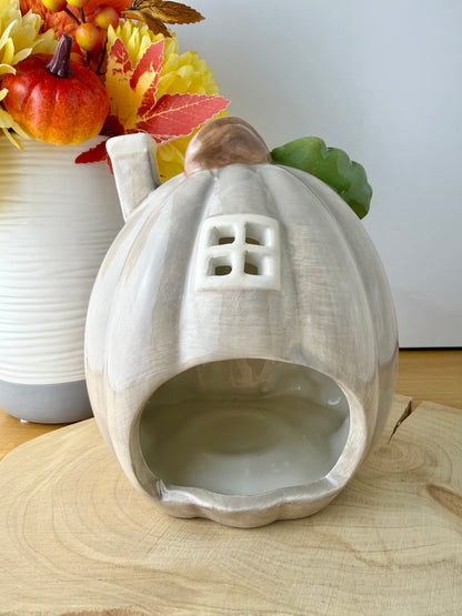 Harvest Home Pumpkin Tea Light Holder