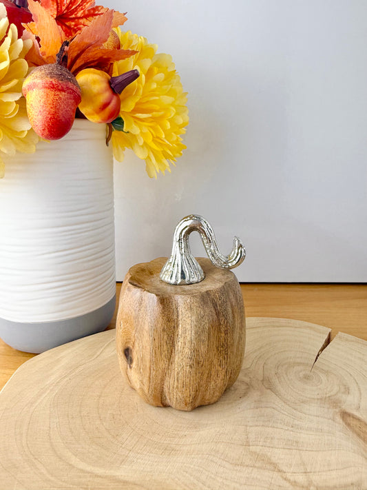 Wooden & aluminium Pumpkin