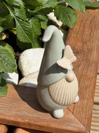 Green garden gnome