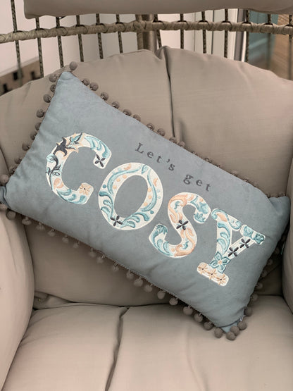 Let's get Cosy Pom Pom Cushion (LAST ONE)