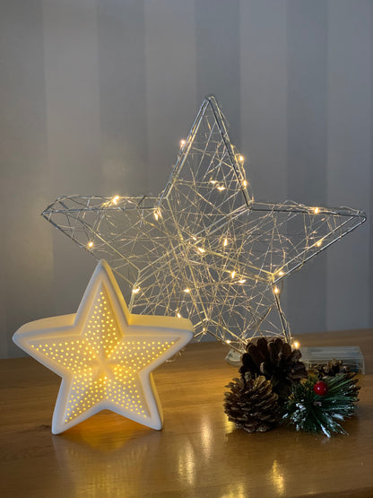 Ceramic LED Cutout Star