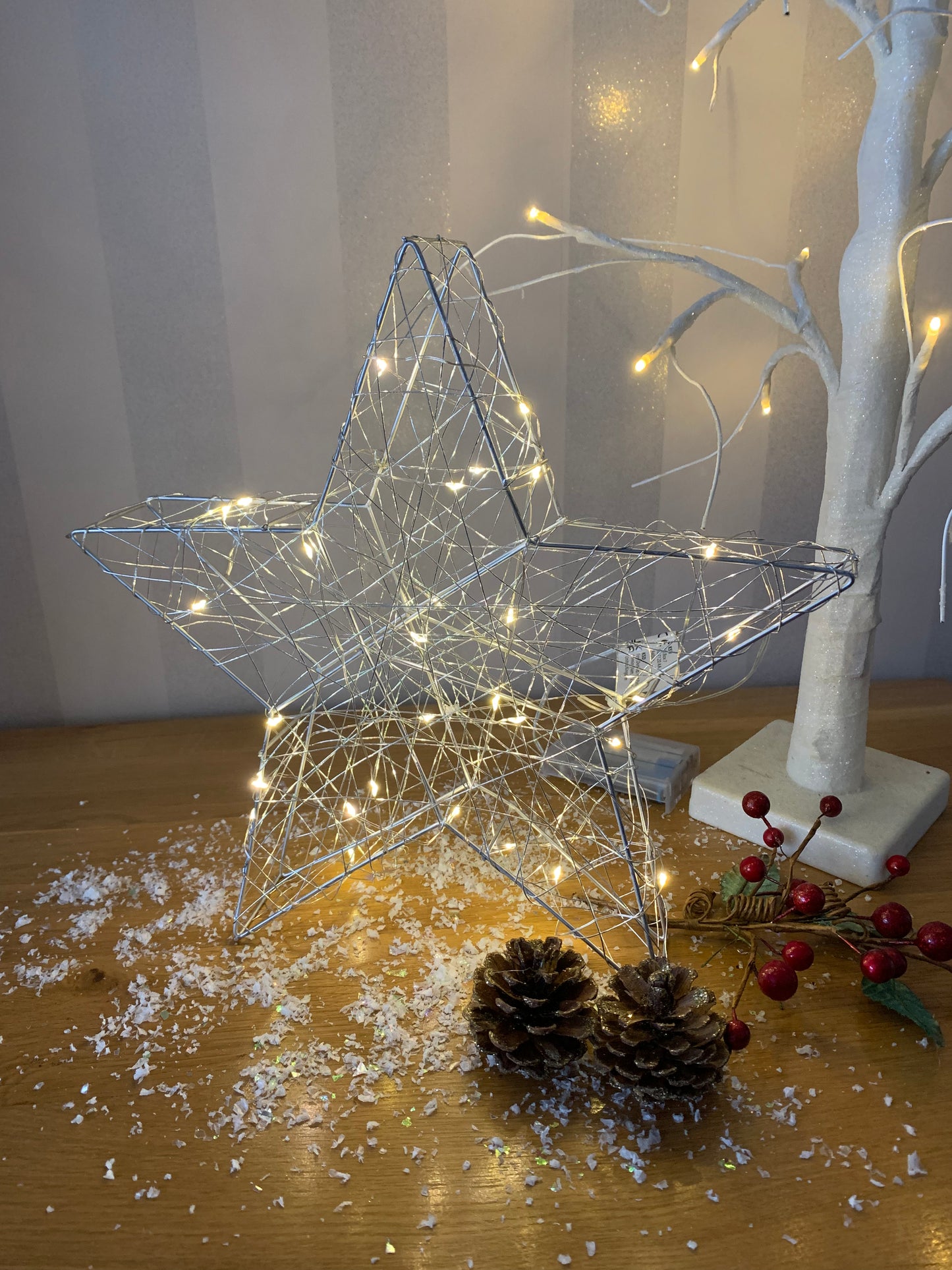 Light up Wire Star - Large