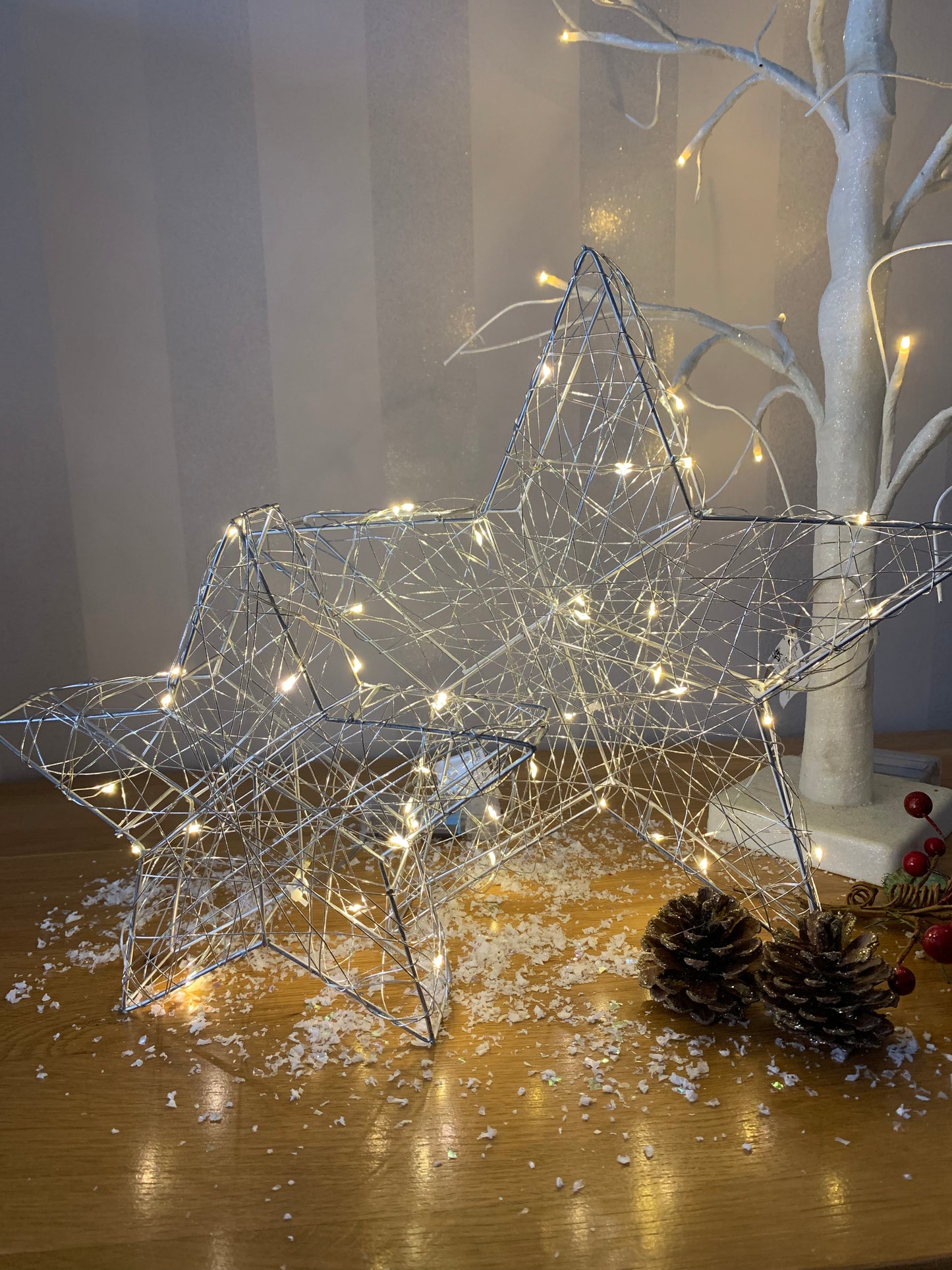 Light up Wire Star - Large