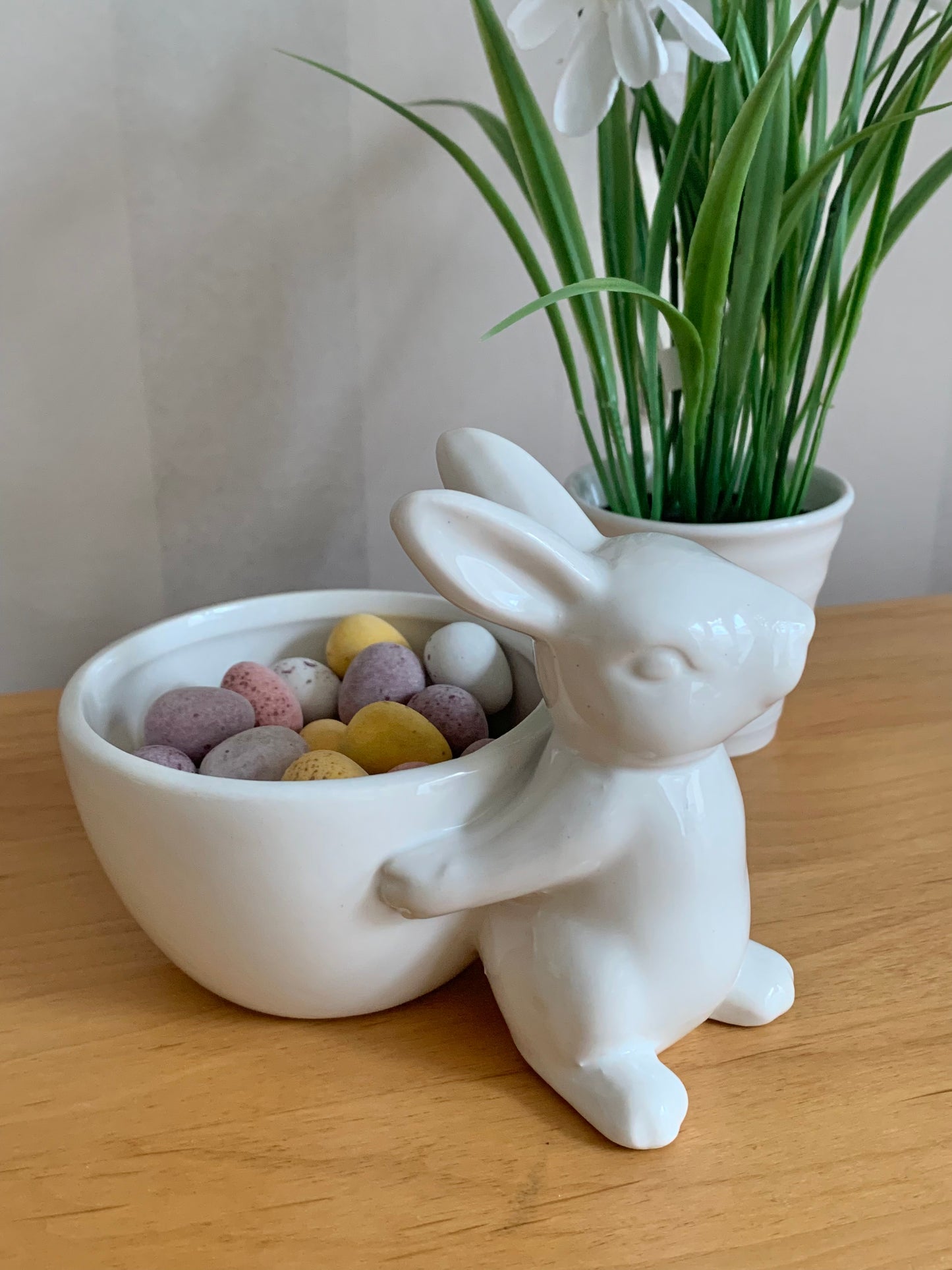 Ceramic Rabbit Snack Bowl/Trinket Dish