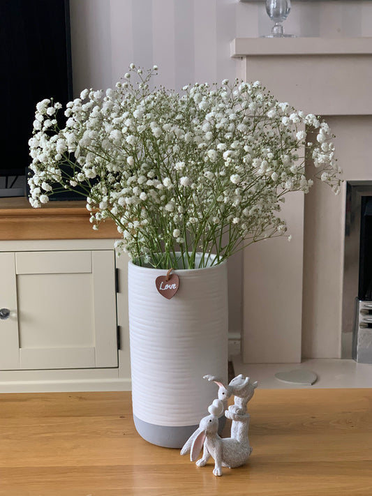 White & Grey Vase