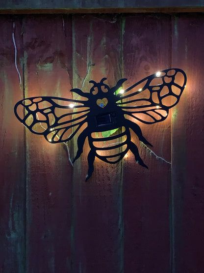 Light Up Cast Iron Wall Decorations - Bee