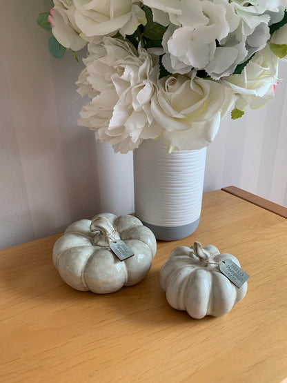 Ceramic Pumpkin with glaze - 2 sizes