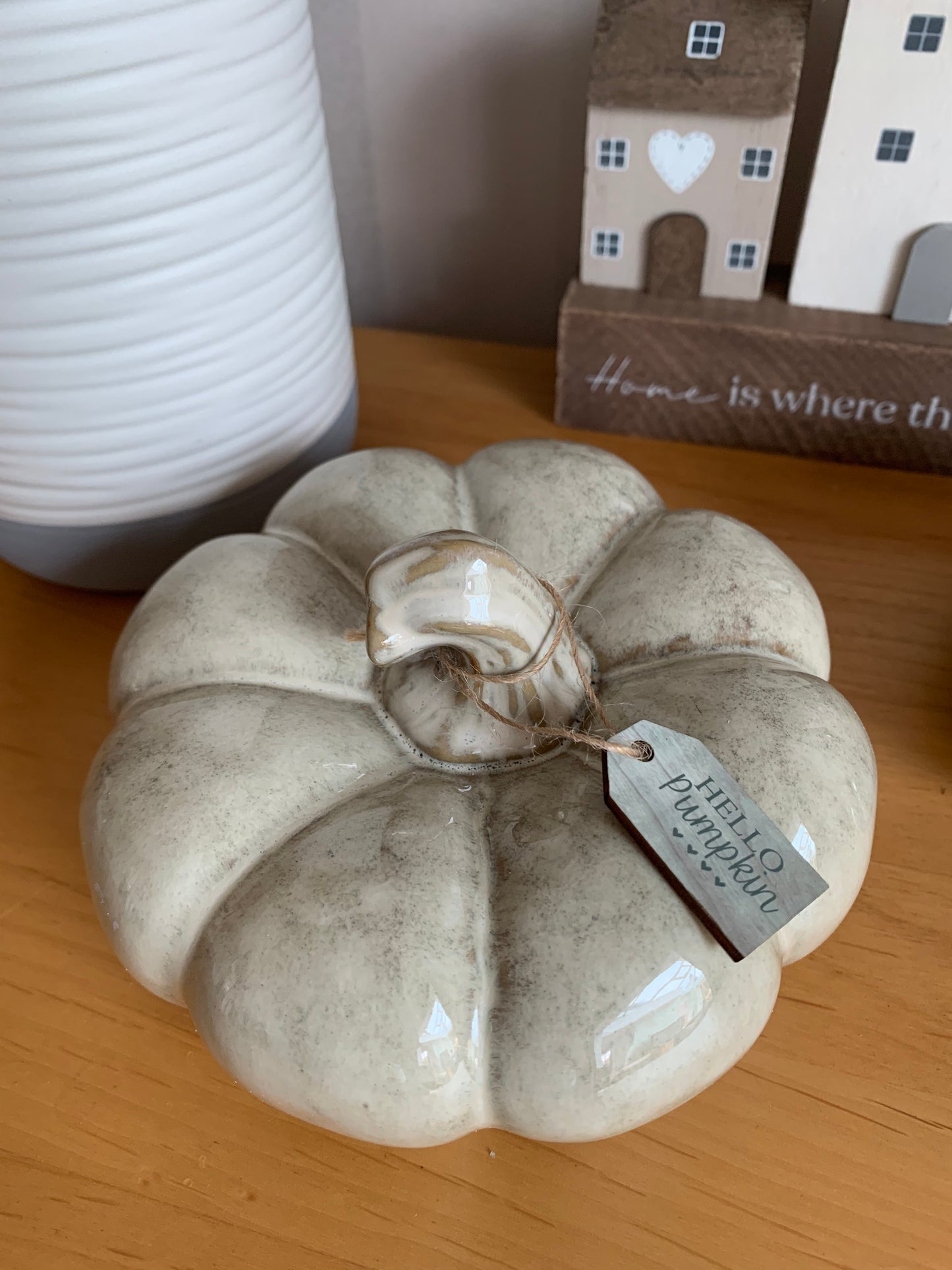 Ceramic Pumpkin with glaze - 2 sizes