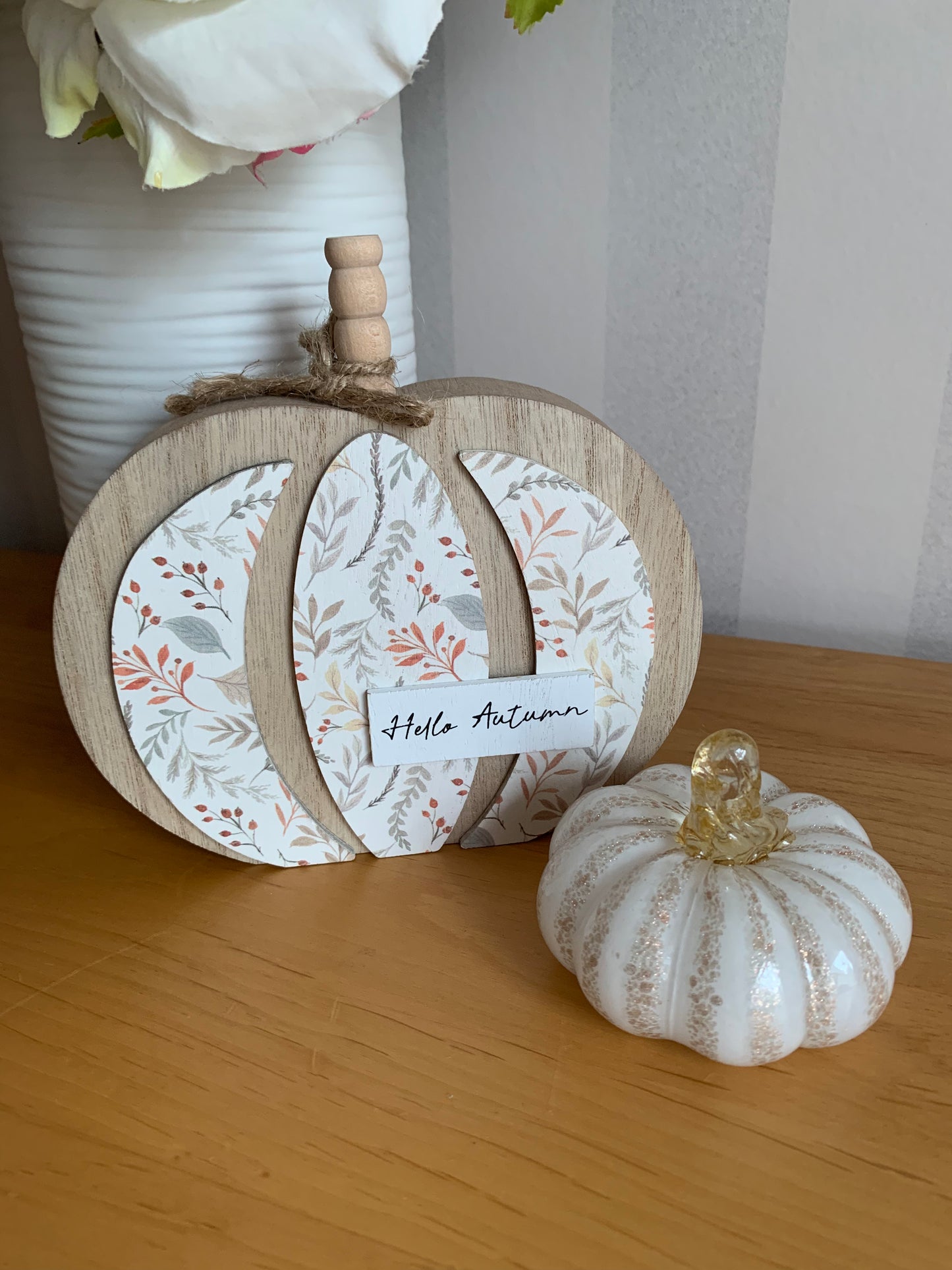 Autumn Pumpkin 3D Floral Block