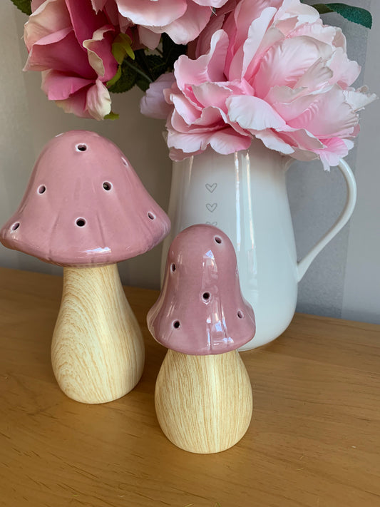 Mushroom Glow Lamp - Pink