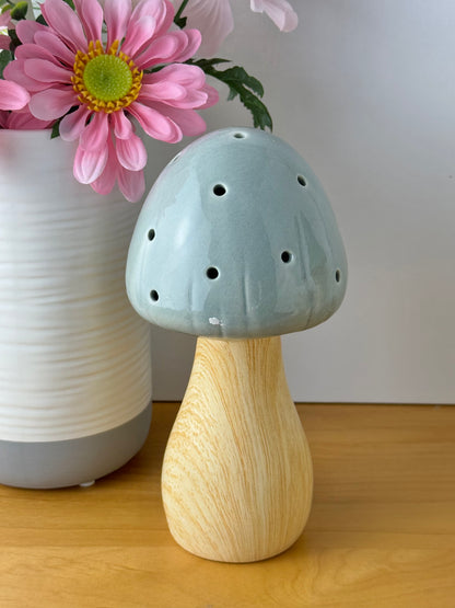 Mushroom Glow Lamp - Grey