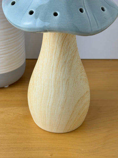 Mushroom Glow Lamp - Grey