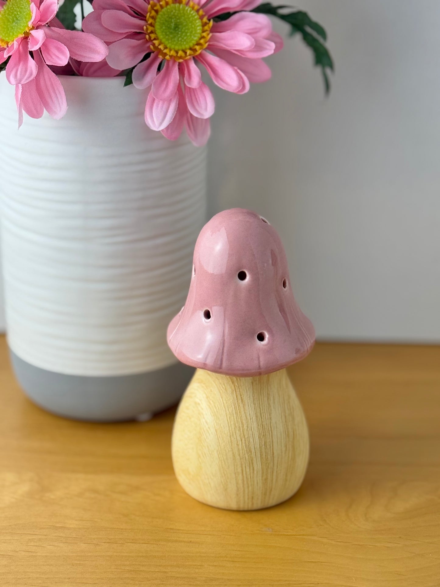 Mushroom Glow Lamp - Pink