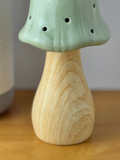 Mushroom Glow Lamp - Sage