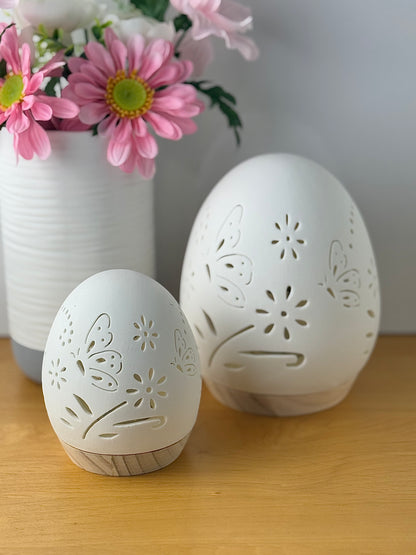 Butterfly Glow LED Egg Lamp - 2 sizes