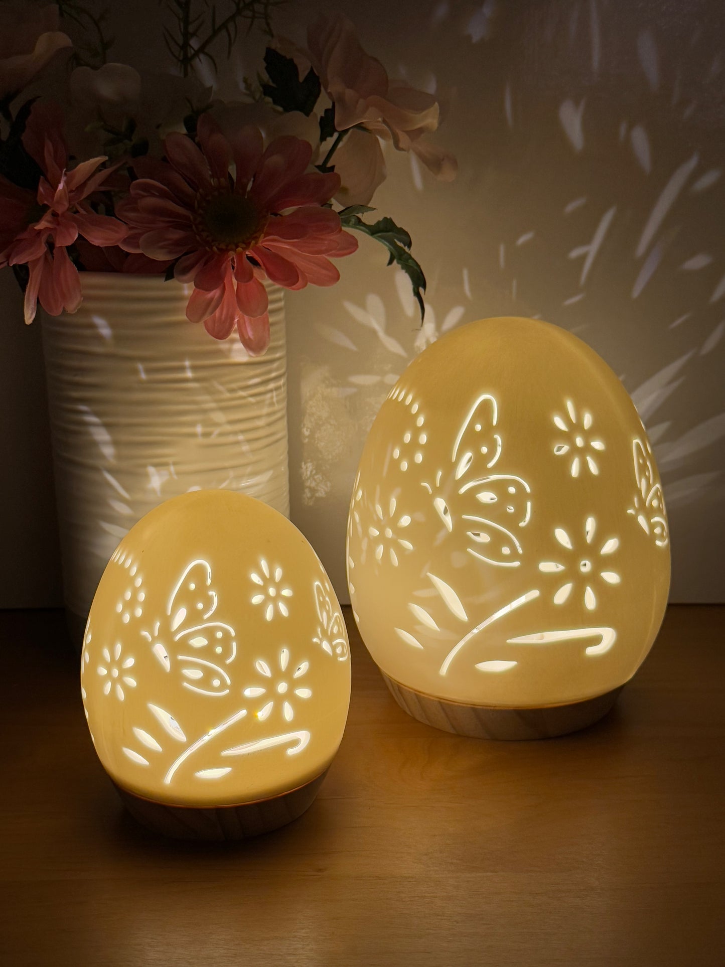 Butterfly Glow LED Egg Lamp - 2 sizes