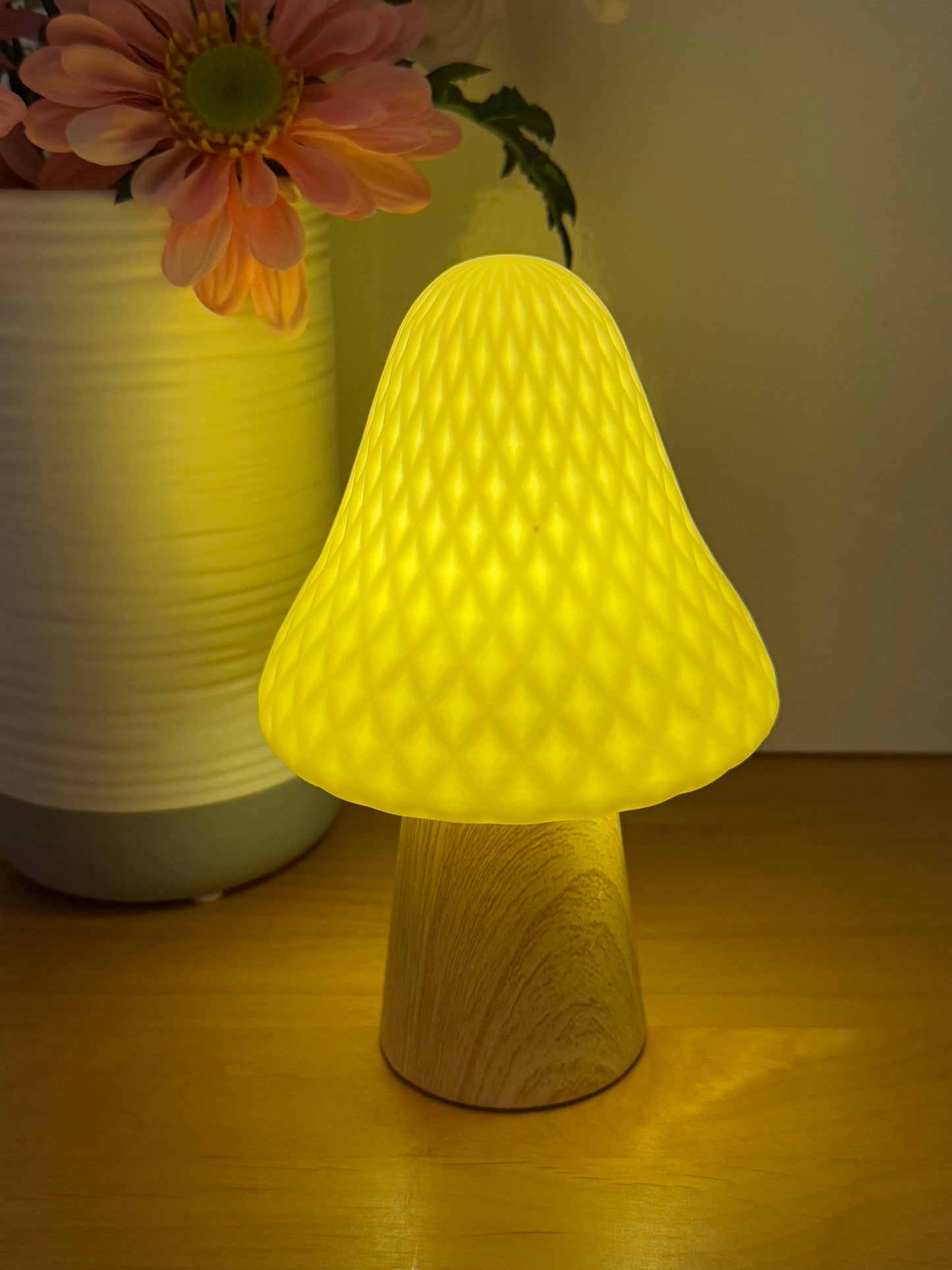 Mushroom Glow Light - Medium cone shaped