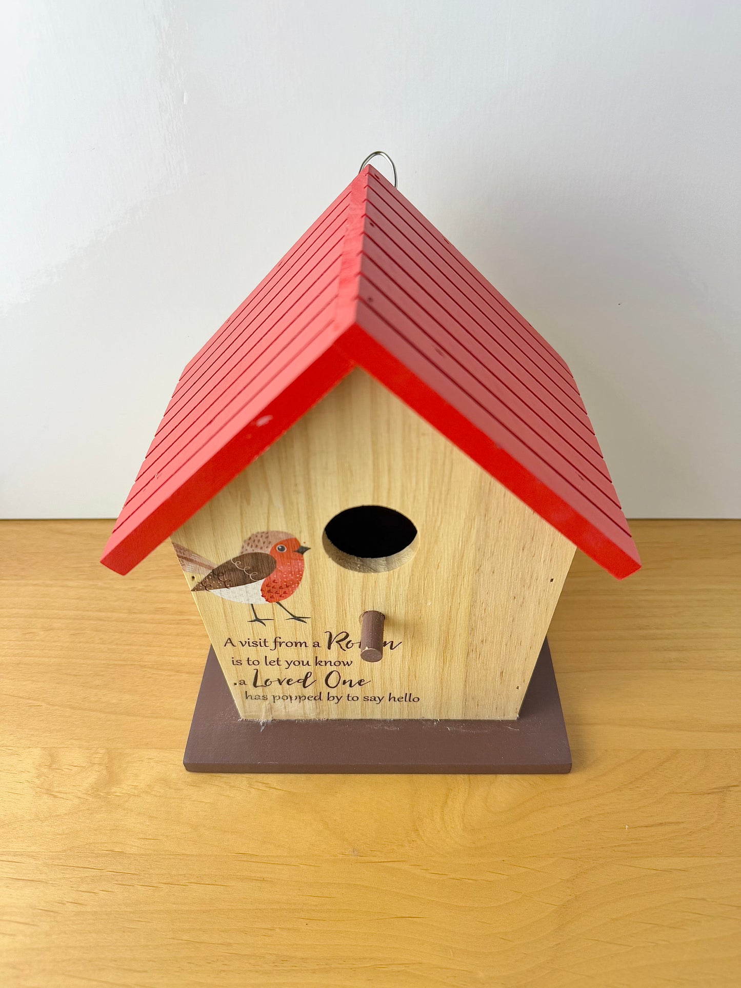 Wooden Robin Bird House