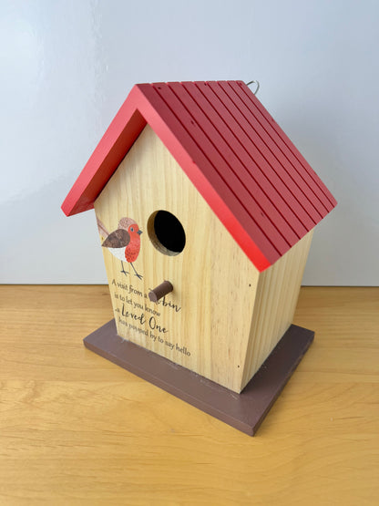 Wooden Robin Bird House