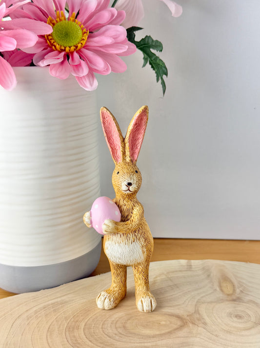 Jasper Rabbit with pink egg