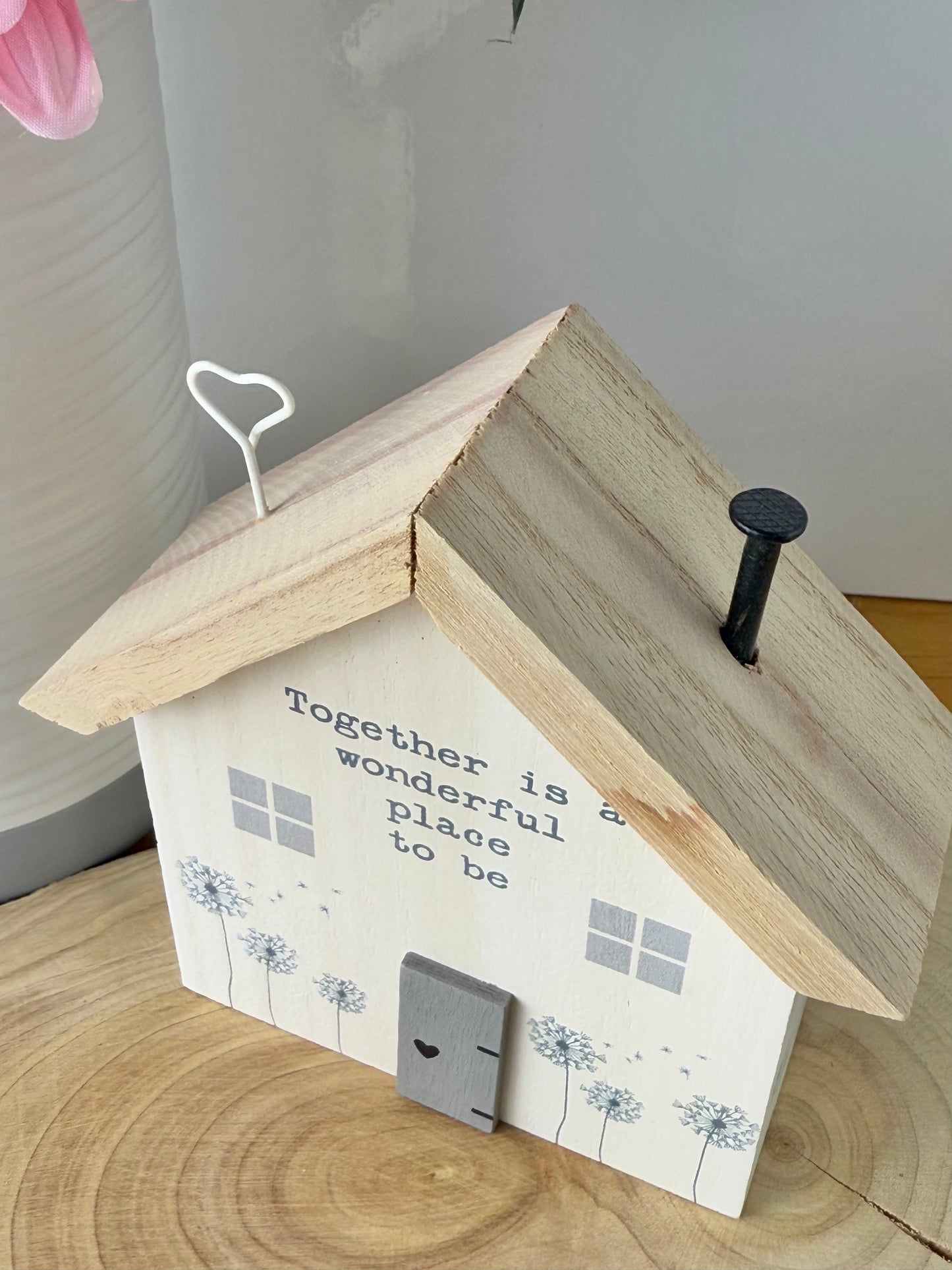 Wooden house block - Together is a wonderful place to be