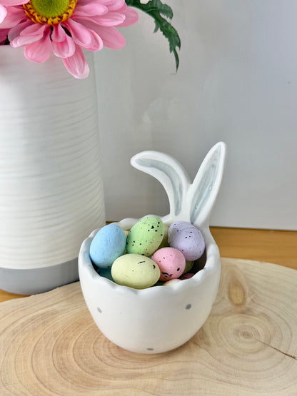 Ceramic Bunny ears Egg Cup