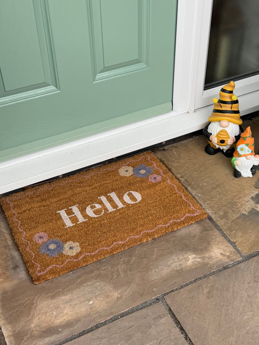 Hello Door Mat