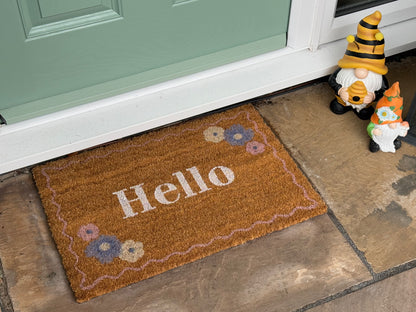 Hello Door Mat