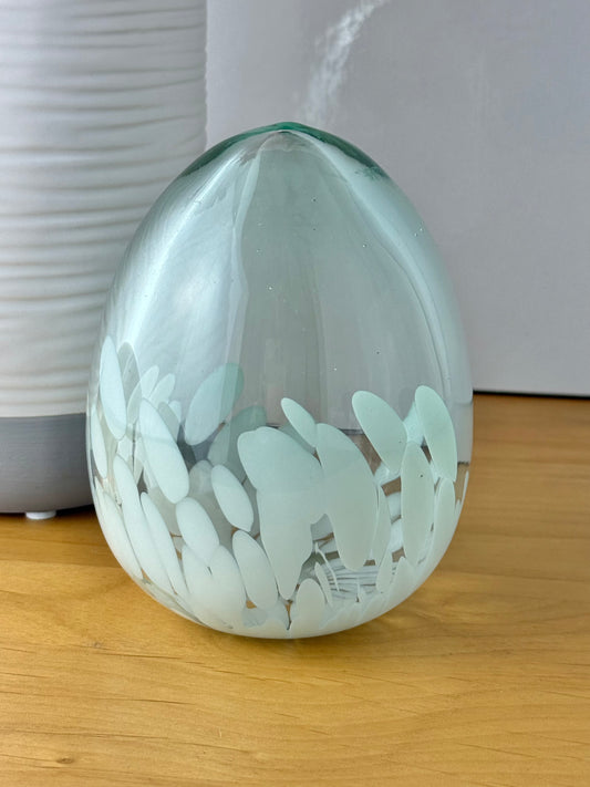 Patterned Glass Egg