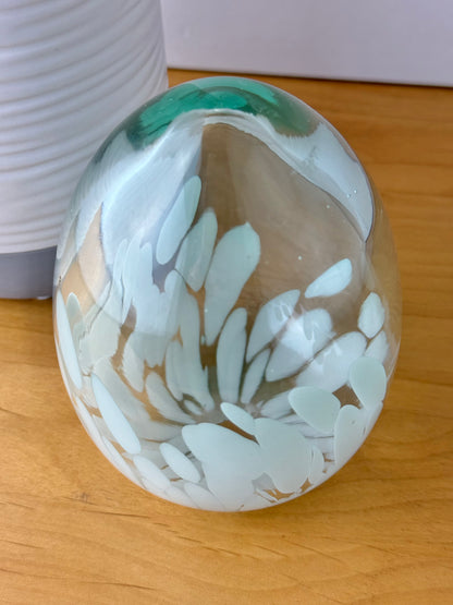 Patterned Glass Egg