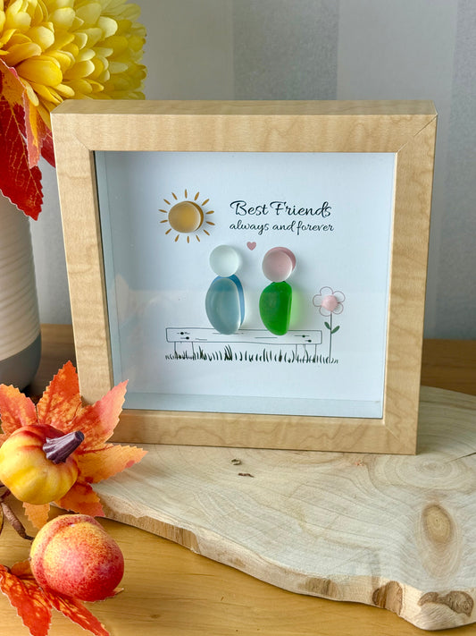 Pebble Frame - Best friends always & forever