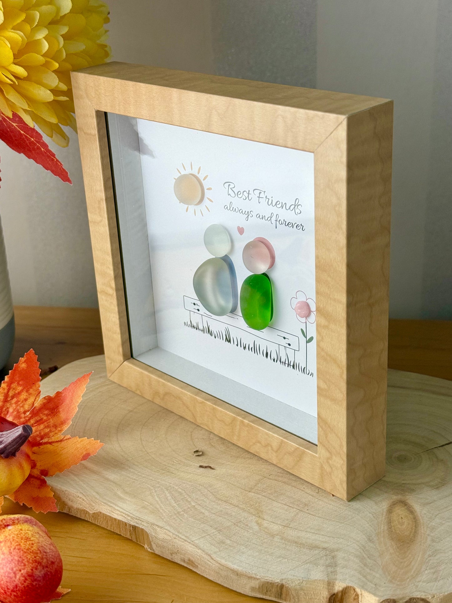 Pebble Frame - Best friends always & forever