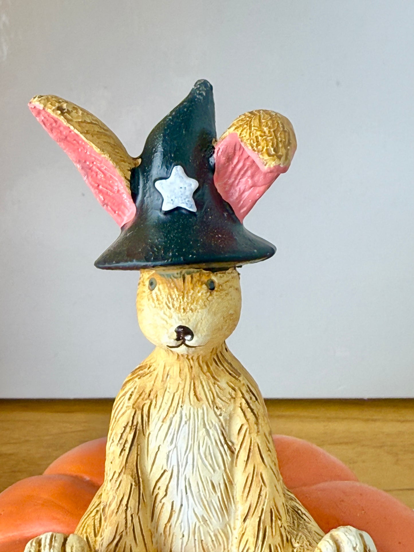 Jasper witch sat on a pumpkin