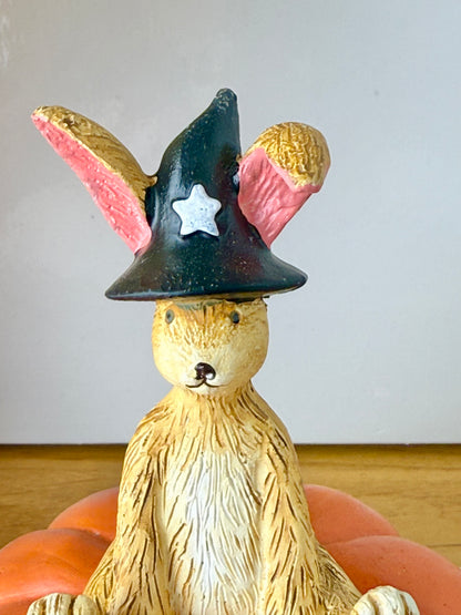 Jasper witch sat on a pumpkin
