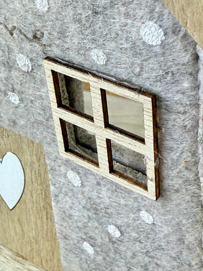 Felt Happy Home House