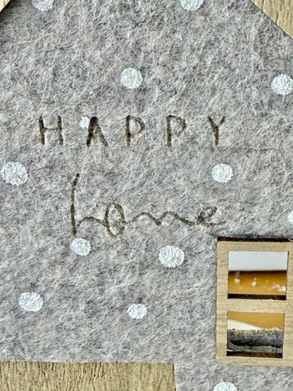 Felt Happy Home House