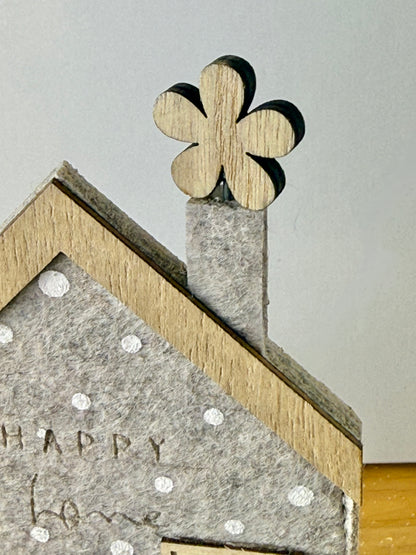 Felt Happy Home House