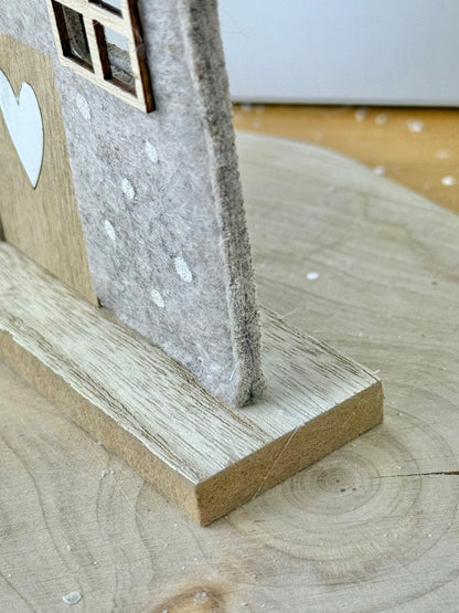 Felt Happy Home House