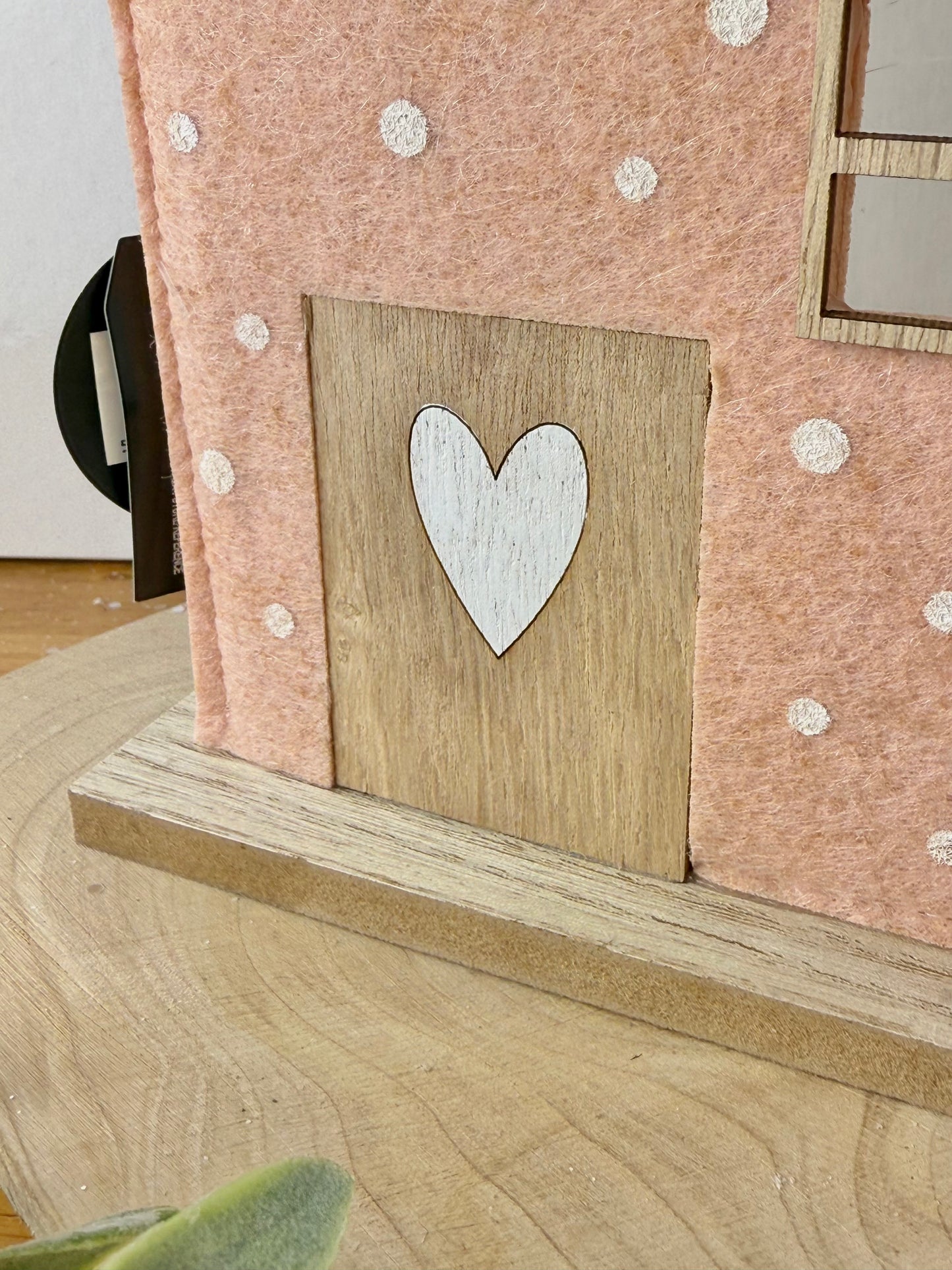 Felt Happy Home Pink House