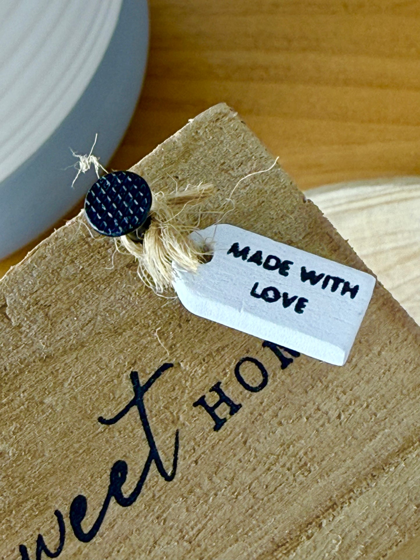 Pink Home Sweet Home Wooden House